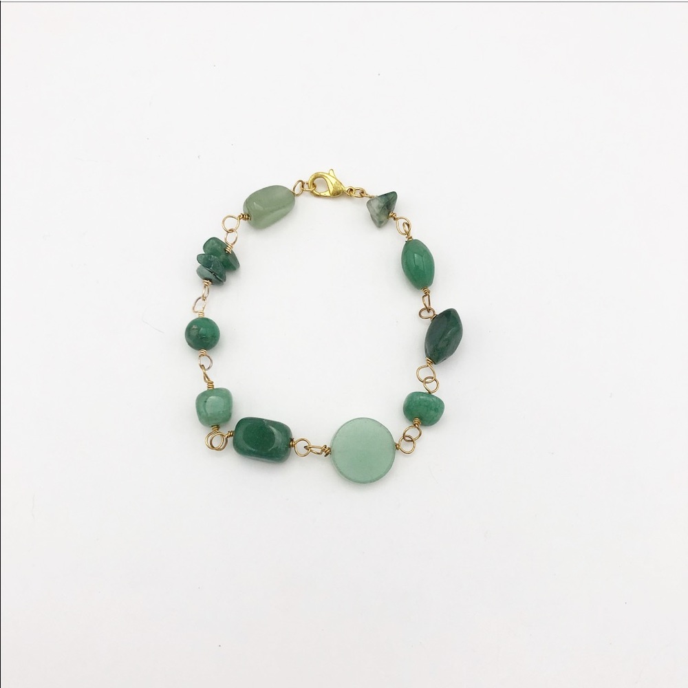 ARTISAN GREEN GEMSTONE BRACELET